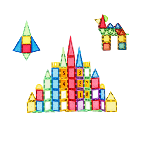 Costruzione educativa magnetica 83 pezzi