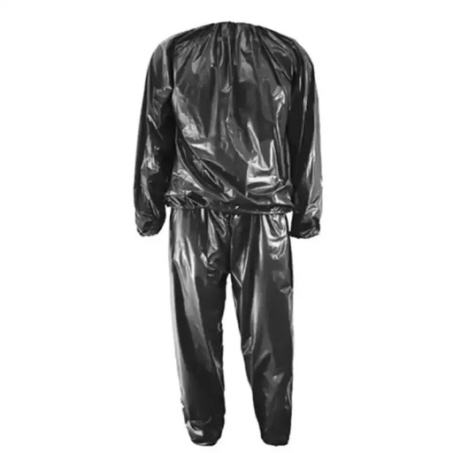 Costum de transpirație rezistent la apă Costum de saună unisex pentru tricou și pantaloni de antrenament pentru pierderea în greutate Costum de fitness pentru arderea caloriilor Îmbrăcăminte sportivă