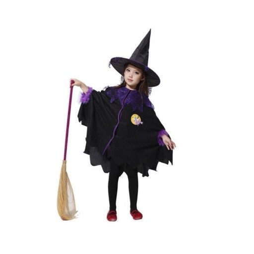 Costum de vrăjitoare pentru fete P3870