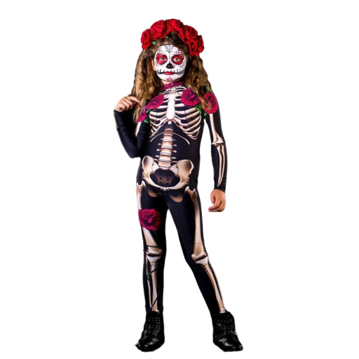 Costum schelet pentru fetiță