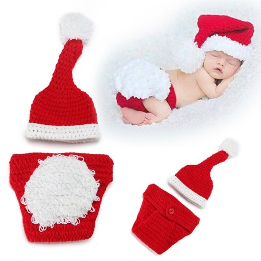 Costume d'enfant pour séance photo de Santa Claus