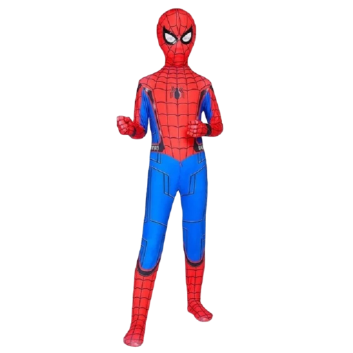 Costume da Spiderman per Bambino Costume Cosplay di Spiderman Completo da Carnevale Maschera di Halloween Travestimento da Supereroe V275