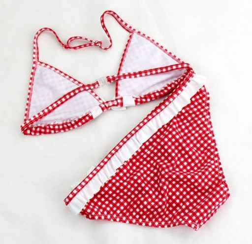 Costumi da bagno a quadretti per ragazze J1887