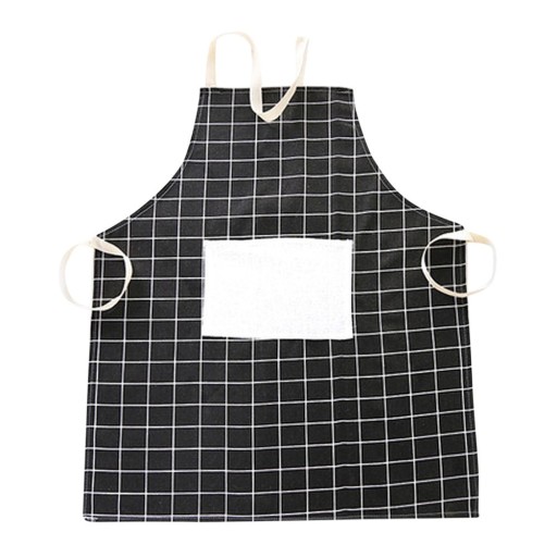 Cotton Check Kitchen Apron