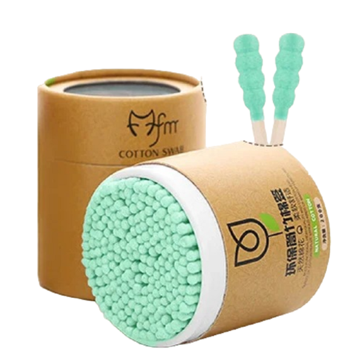 Cotton Fioc in Legno a Doppia Testa 200 pz in confezione