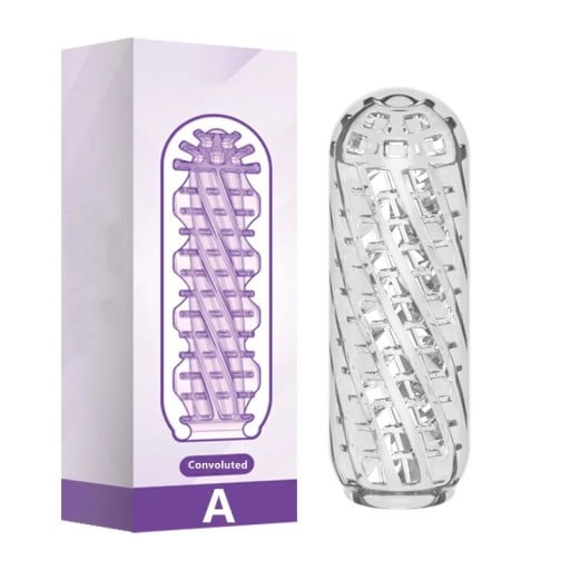 Coupe de masturbation en caoutchouc pour hommes simulation réaliste du vagin artificiel avec ondulations matériau souple et flexible entretien facile
