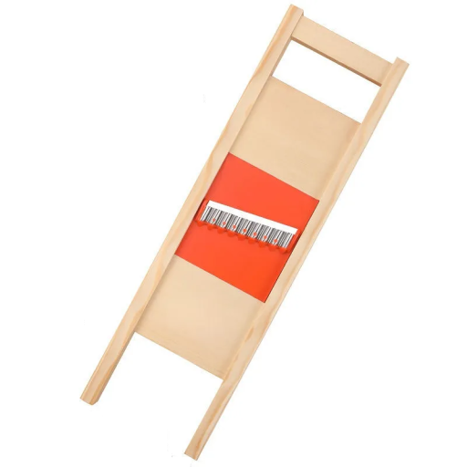 Coupe-pommes de terre en bois 34 x 10 cm