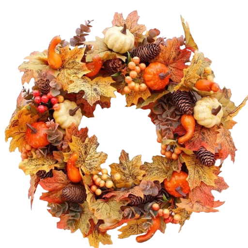 Couronne suspendue d'automne