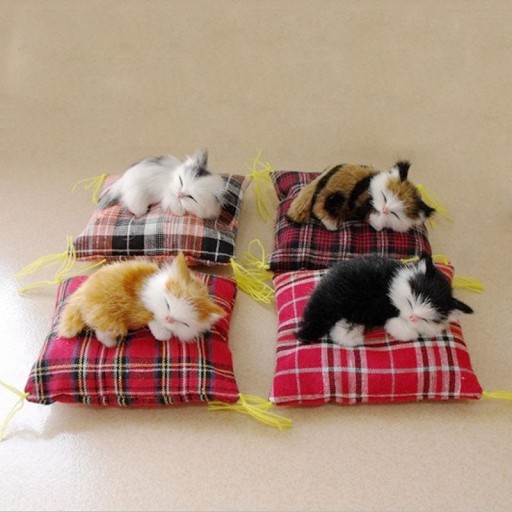 Coussin décoratif avec un chat