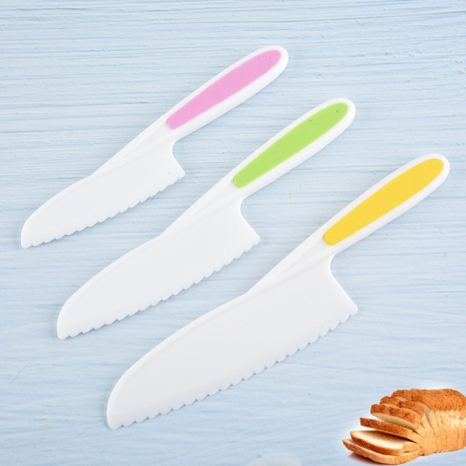Couteau à gâteau en plastique 3 pcs