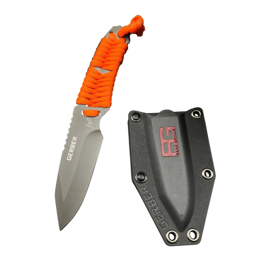 Couteau de plein air multifonction 17,4 cm Lame en acier inoxydable avec étui Camping Randonnée Survie en pleine nature Couteau tactique Équipement de voyage