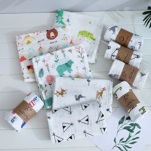 Couverture en coton pour enfant 110 x 120 cm