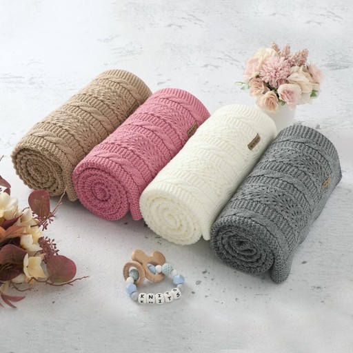 Couverture en tricot pour enfants