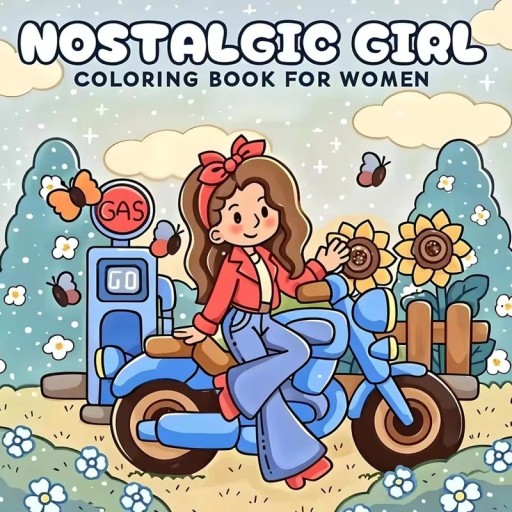 Cozy Spaces Colouring Book with Cute Daily Activities 20 × 20 cm 24 Pages Colourful Theme Relaxing Colouring