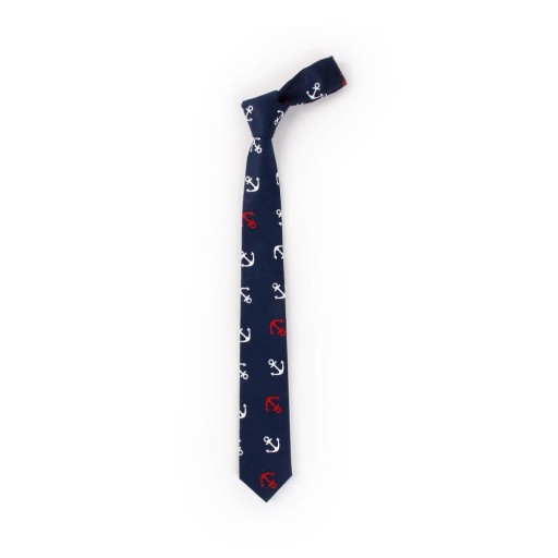 Cravată bărbătească cu ancoră T1235