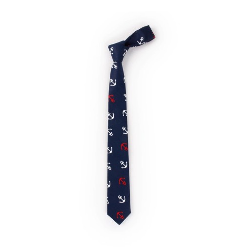 Cravate pour homme avec ancre T1235