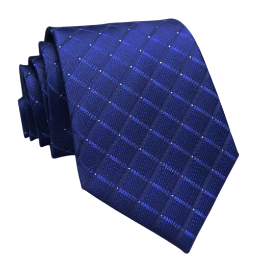 Cravatta blu scuro 146 x 8 cm Cravatta elegante da uomo Accessorio stiloso per incontri di lavoro, balli e uso quotidiano