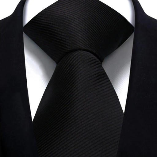 Cravatta Elegante Monocromatica 146 x 8 cm Cravatta Classica da Uomo Accessorio Stiloso per Abito Cravatta per Uso Formale e Informale