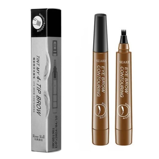 Crayon de retouche de barbe Crayon de retouche et de moustache Feutre imperméable pour le remplissage de barbe Outil de retouche de barbe et de moustache