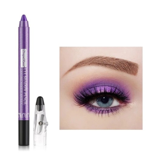 Crayon fard à paupières crémeux pailleté avec taille-crayon