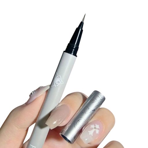 Crayon liquide waterproof pour les sourcils 14 x 2,4 cm avec une pointe très fine en 4 teintes naturelles, également adapté comme eyeliner