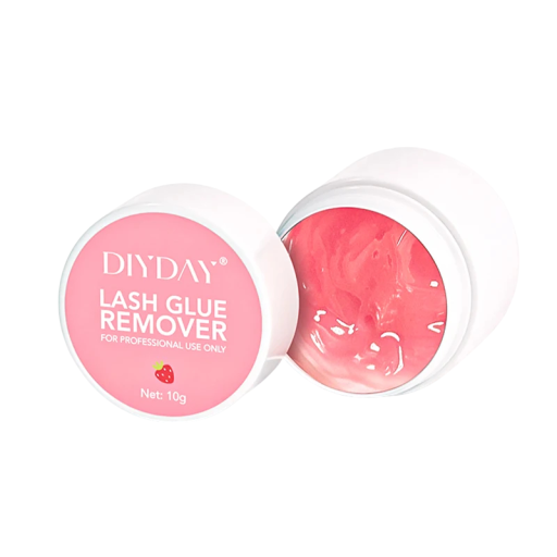 Cream Adhesive Remover for Eyelashes 10 g No Irritation Quick Removal of Extended Eyelashes Professional Care