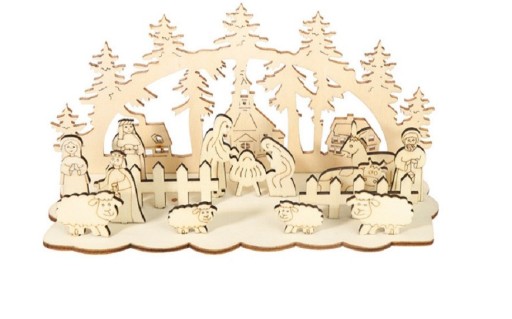Crèche en bois