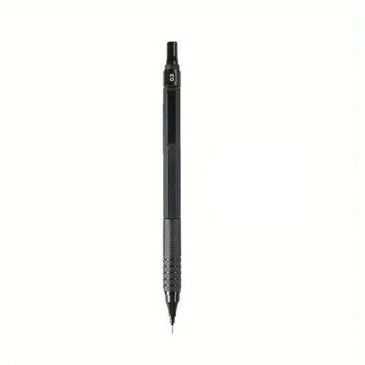 Creion mecanic de 0,3 mm cu corp metalic. Centru de greutate jos pentru o scriere stabilă. Instrument de desen și scris pentru școală, birou și rechizite de artă.