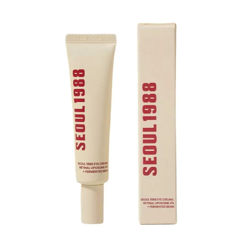 Crema para el contorno de ojos con 4% de retinol liposómico 30 ml Cuidado coreano contra las arrugas con frijoles fermentados Efecto hidratante