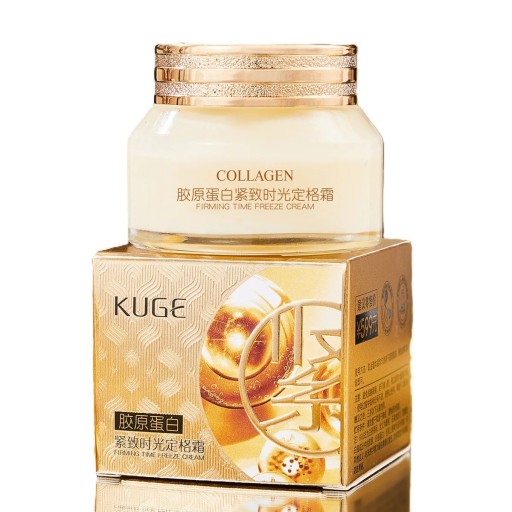 Creme facial com colagénio 50 g Textura leve Absorção rápida Creme hidratante para cuidados diários com a pele