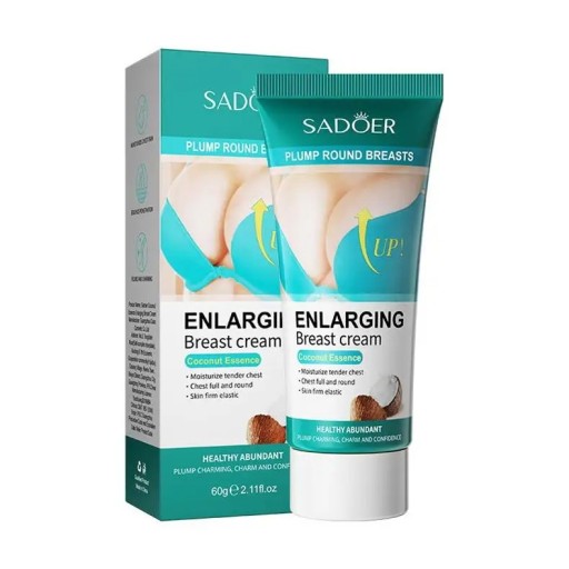 Crème raffermissante pour les seins 60g au coco Crème hydratante naturelle pour des seins plus fermes Crème lifting nourrissante au coco