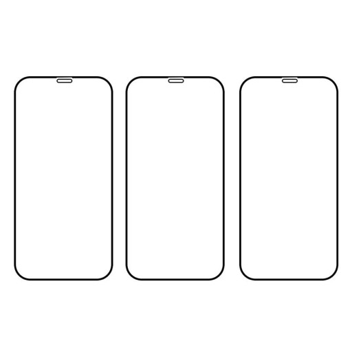 Cristal templado protector para iPhone 13 3 uds
