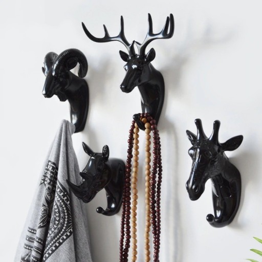 Crochet décoratif en forme d'animal