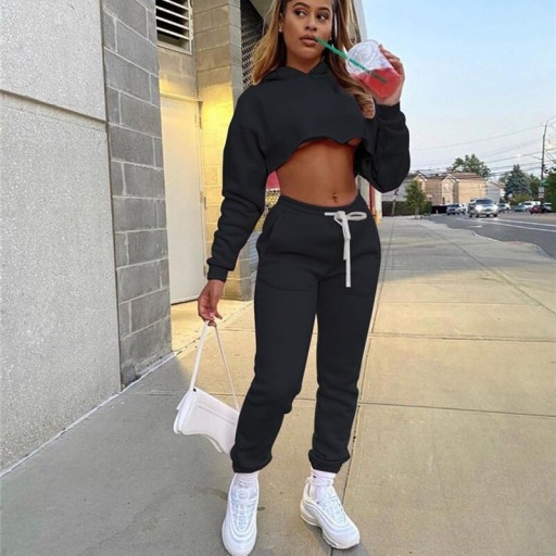 Crop-Top und Jogginghose für Damen B1135