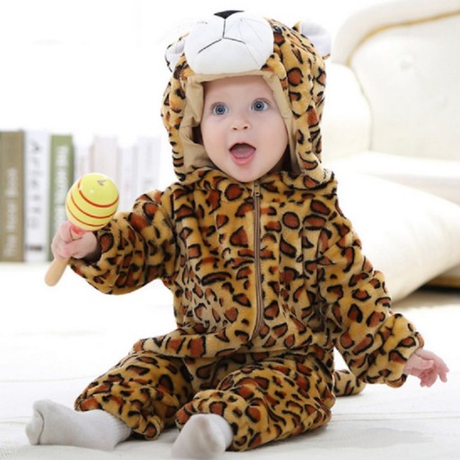 Csecsemő overál - Leopard