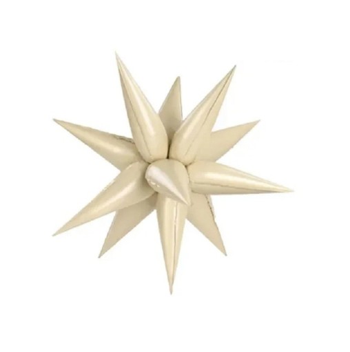 Csillag fólia lufi karácsonyi díszek party dekoráció színes csillag alakú léggömbök 3D felfújható csillag dekoratív fólia csillag 56 cm 6db