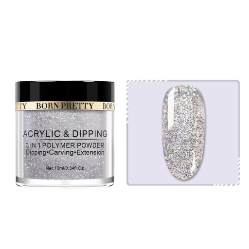 Csillogó akril körömpor 10 ml