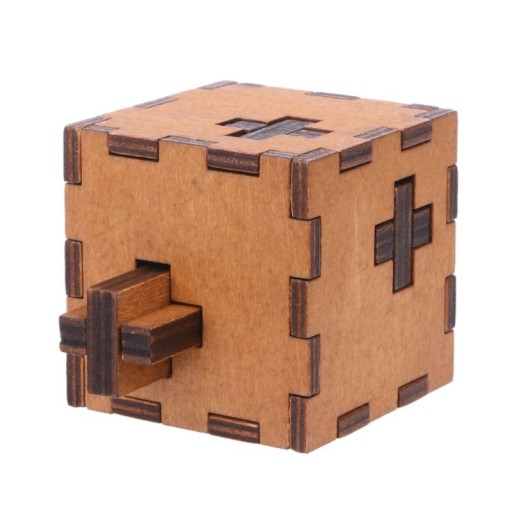 Cube en bois casse-tête