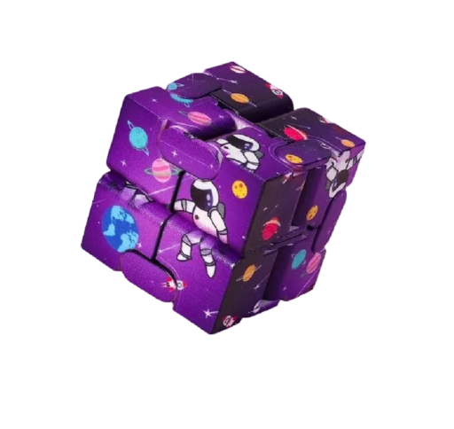 Cube pliable spatial