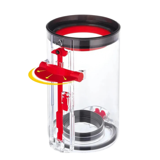 Cubeta de polvo de repuesto 19,6×11,5 cm para Dyson V11 V15 SV14 SV15 SV22 gran cubo de polvo de plástico resistente