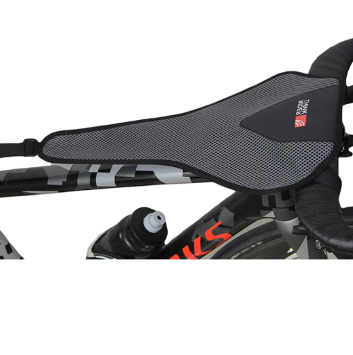 Cubierta aerodinámica para marco de bicicleta 45 × 25 cm malla y neopreno con sujeción ajustable de velcro para ciclismo en carretera