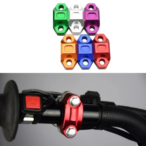 Cubierta de abrazadera de freno y embrague CNC de aluminio para manillares de motocicleta de 22 mm Variantes de color para Honda Yamaha Suzuki KTM ATV