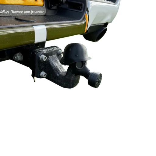 Cubierta de bola de remolque máscara de gas con casco 8,5x11 cm protección y decoración para coche remolque SUV camioneta