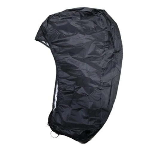 Cubierta para motor de barco 248×197 cm 6–225HP Impermeable Resistente a UV Oxford 420D Poliéster A Prueba de Polvo Funda Protectora Transpirable para Motor Fuera de Borda Yate Marino