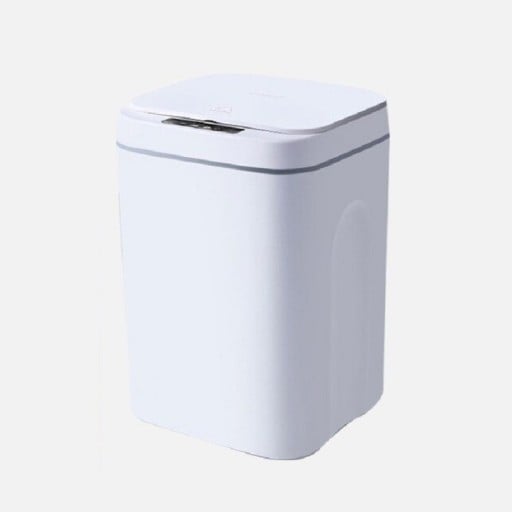 Cubo de basura sin contacto con sensor para cocina y sala de estar Apertura de la tapa con un movimiento de mano o toque Plástico