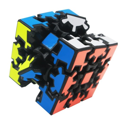 Cubo lógico con engranajes Rompecabezas 3D rotatorio 3x3 para entrenar el pensamiento y la imaginación espacial Plástico ABS Dimensiones 6 x 6 x 6 cm