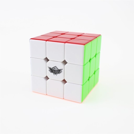 Cubo plegable de madera de colores