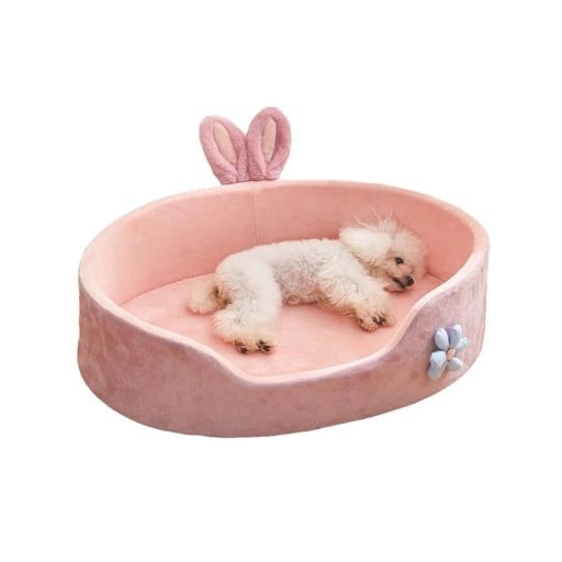 Cuccia morbida per cani e gatti 40 x 29 x 12 cm Cuccia in velluto con imbottitura in schiuma Rivestimento lavabile Letto confortevole per animali domestici