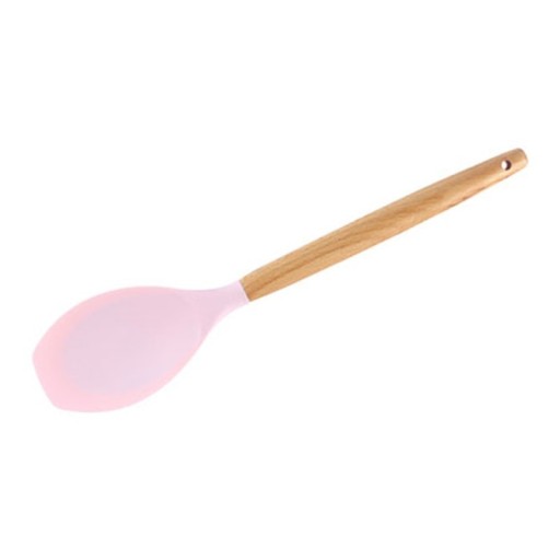 Cuchara de madera con mango de madera