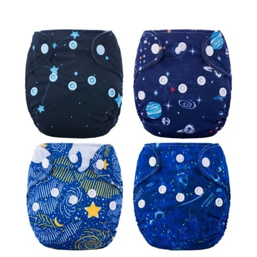 Cuecas de fralda para recém-nascidos 4 pcs